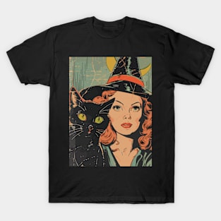 Funny Vintage Witch T-Shirt